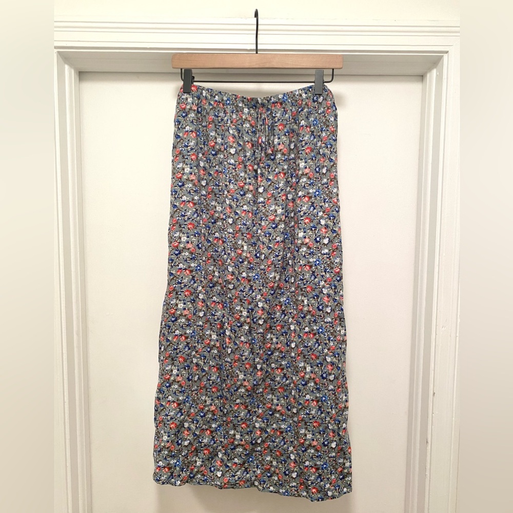 Floral Midi Skirt women’s size large / XL dainty cottage core modest